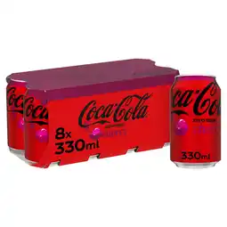 Iceland Coca-Cola Zero Sugar Cherry 8 x 330ml offer