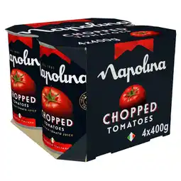 Morrisons Napolina Chopped Tomatoes in a Rich Tomato Juice(4x400g) offer