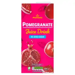 Morrisons Morrisons No Added Sugar Pomegranate Juice Drink offer