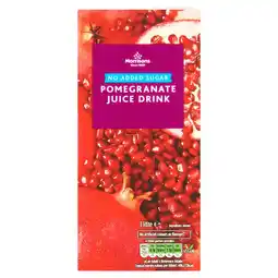 Morrisons Morrisons No Added Sugar Pomegranate Juice Drink offer