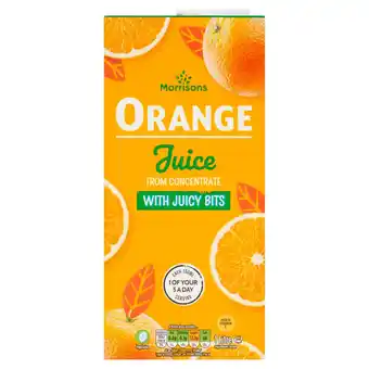 Morrisons Morrisons Orange Juice with Bits From Concentrate offer