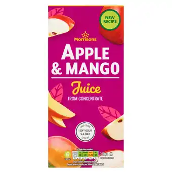 Morrisons Morrisons Apple & Mango Juice from Concentrate offer