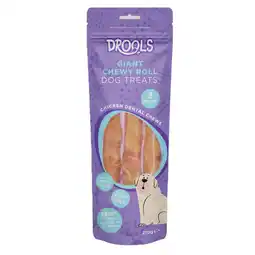 Iceland Drools Giant Chewy Roll Dog Treats 3 Pack offer