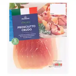 Morrisons Morrisons Italian Proscuitto Crudo 90g offer