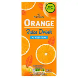 Morrisons Morrisons No Added Sugar Orange Juice Drink offer