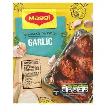 Morrisons Maggi Juicy Garlic Chicken Herb and Spice Seasoning Mix offer