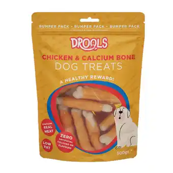 Iceland Drools Chicken & Calcium Bone Dog Treats 300g offer