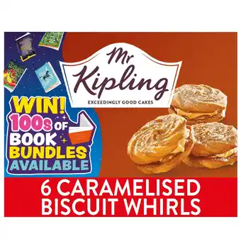 Morrisons Mr Kipling Caramelised Biscuit Whirls offer