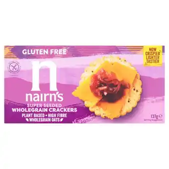 Morrisons Nairn's Gluten Free Super Seeded Wholegrain Crackers offer