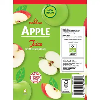 Morrisons Morrisons Apple Juice From Concentrate offer