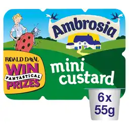 Morrisons Ambrosia My Mini Custard Pot offer