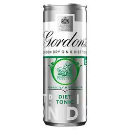 Morrisons Gordon's London Dry Gin and Slimline Tonic Ready to Drink Can offer