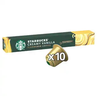 Morrisons Starbucks by Nespresso Creamy Vanilla Flavoured Coffee Pods x 10 offer