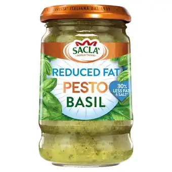 Morrisons Sacla Reduced Fat Basil Pesto (Allergen Update) offer