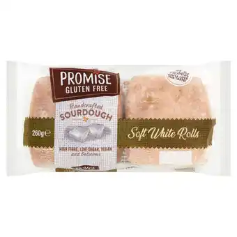 Morrisons Promise Gluten Free White Square Rolls offer