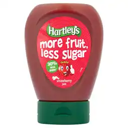 Morrisons Hartleys More Fruit, Less Sugar Strawberry Squeezy Jam offer