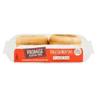 Morrisons Promise Gluten Free English Muffins 4 pack offer