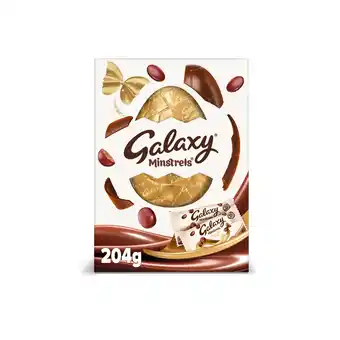 Iceland Galaxy Minstrels Milk Chocolate Large Easter Egg 204g offer