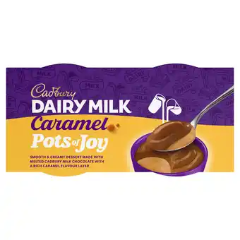 Iceland Cadbury Dairy Milk Caramel Pots of Joy 2 x 60g (120g) offer