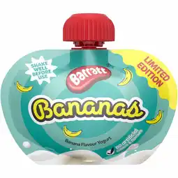 Iceland Barratt Bananas Yogurt Pouch 150g offer