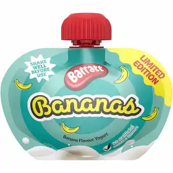 Iceland Barratt Bananas Yogurt Pouch 150g offer