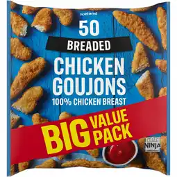 Iceland Iceland 50 (Approx.) Breaded Chicken Goujons 800g offer