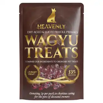 Sainsbury's Heavenly Wagyu Dog Treats 25g offer