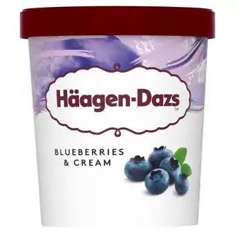 Asda Häagen-Dazs Blueberries & Cream Ice Cream Tub 460ml offer