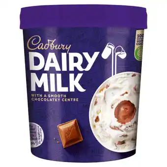 Asda Cadbury Dairy Milk Ice Cream 425ml offer