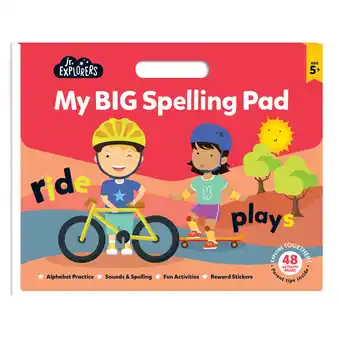 Asda Hinkler Junior Explorers Big Landscape Pads: My Big Spelling Pad offer