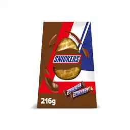 Asda Snickers Chocolate & Peanut Extra Large Easter Egg 216G offer