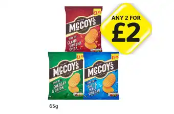 Londis McCoy's Flame Grilled Steak, Cheddar & Onion, Salt & Malt Vinegar offer