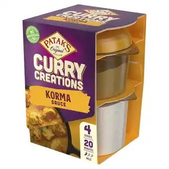 Morrisons Patak's Korma Curry Creations Sauce Kit offer