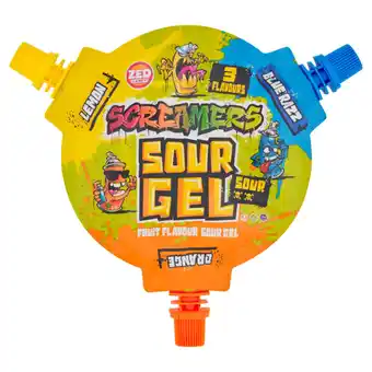 Asda Zed Candy Screamers Fruit Flavour Sour Gel 45g offer