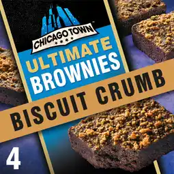 Asda Chicago Town Caramelised Biscuit Crumb Ultimate Brownies Slices 4 x 65g (260g) offer