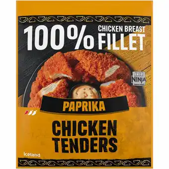 Iceland Iceland Paprika Chicken Tenders 450g offer