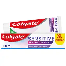 Sainsbury's Colgate Sensitive Instant Relief Repair + Multi Protection Toothpaste 100ml offer