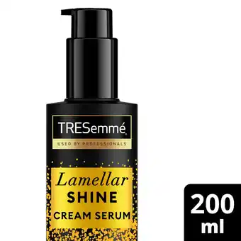 Sainsbury's TRESemmé Leave In Cream Hair Serum Lamellar Shine 200ml offer