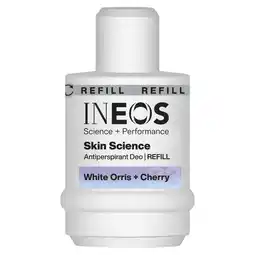 Sainsbury's Ineos Skin Science White Orris + Cherry Antiperspirant Roll On Deo Refill 50ml offer