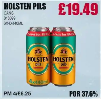 Bestway HOLSTEN Pils Cans offer