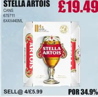 Bestway STELLA ARTOIS Cans offer