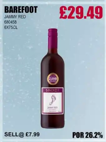 Bestway BAREFOOT Jammy red offer