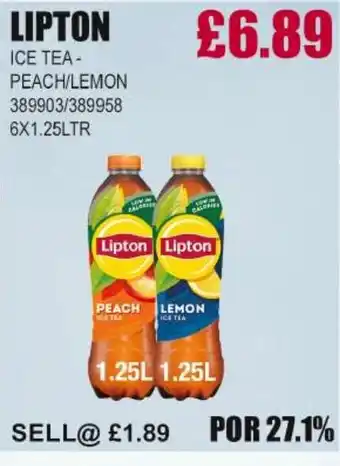 Bestway LIPTON Ice tea - peach/lemon offer