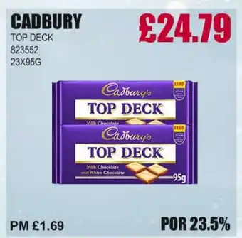 Bestway CADBURY Top deck offer