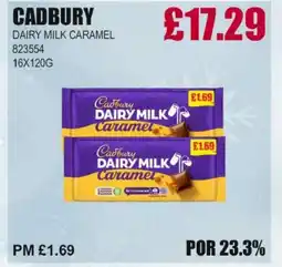 Bestway CADBURY Dairy milk caramel offer