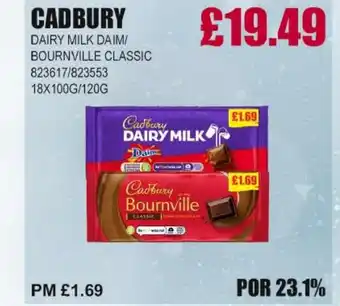 Bestway CADBURY Dairy milk daim/ bournville classic offer