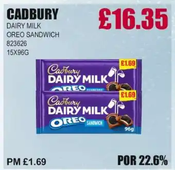 Bestway CADBURY Dairy milk oreo sandwich offer