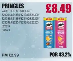 Bestway PRINGLES offer