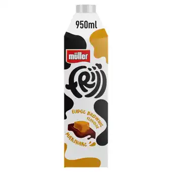 Asda Muller Frijj Fudge Brownie Flavour Milkshake 950ml offer