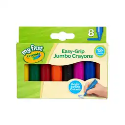 Asda Crayola My First Easy Grip Jumbo Crayons offer